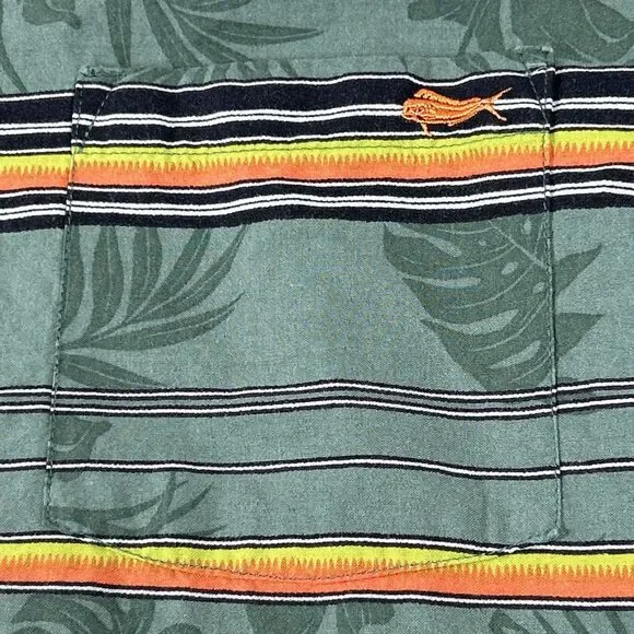 Salt Life Men's Button Down Live Salty Hawaii Shirt Shirt Sleeve Size Large - Picture 6 of 15